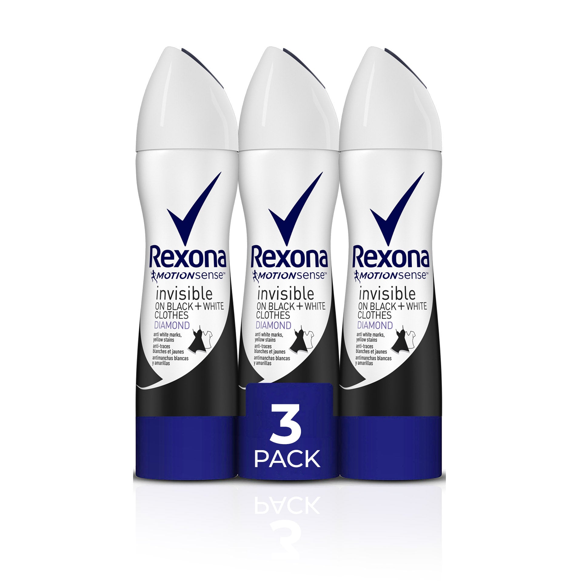 Rexona Invisible Black and White Deodorant Spray 200 ml