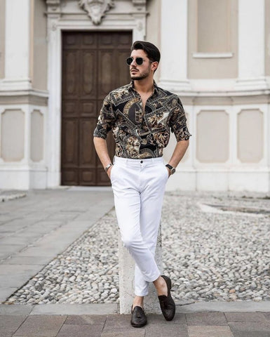 Goa shirt into tailored trousers or chinos