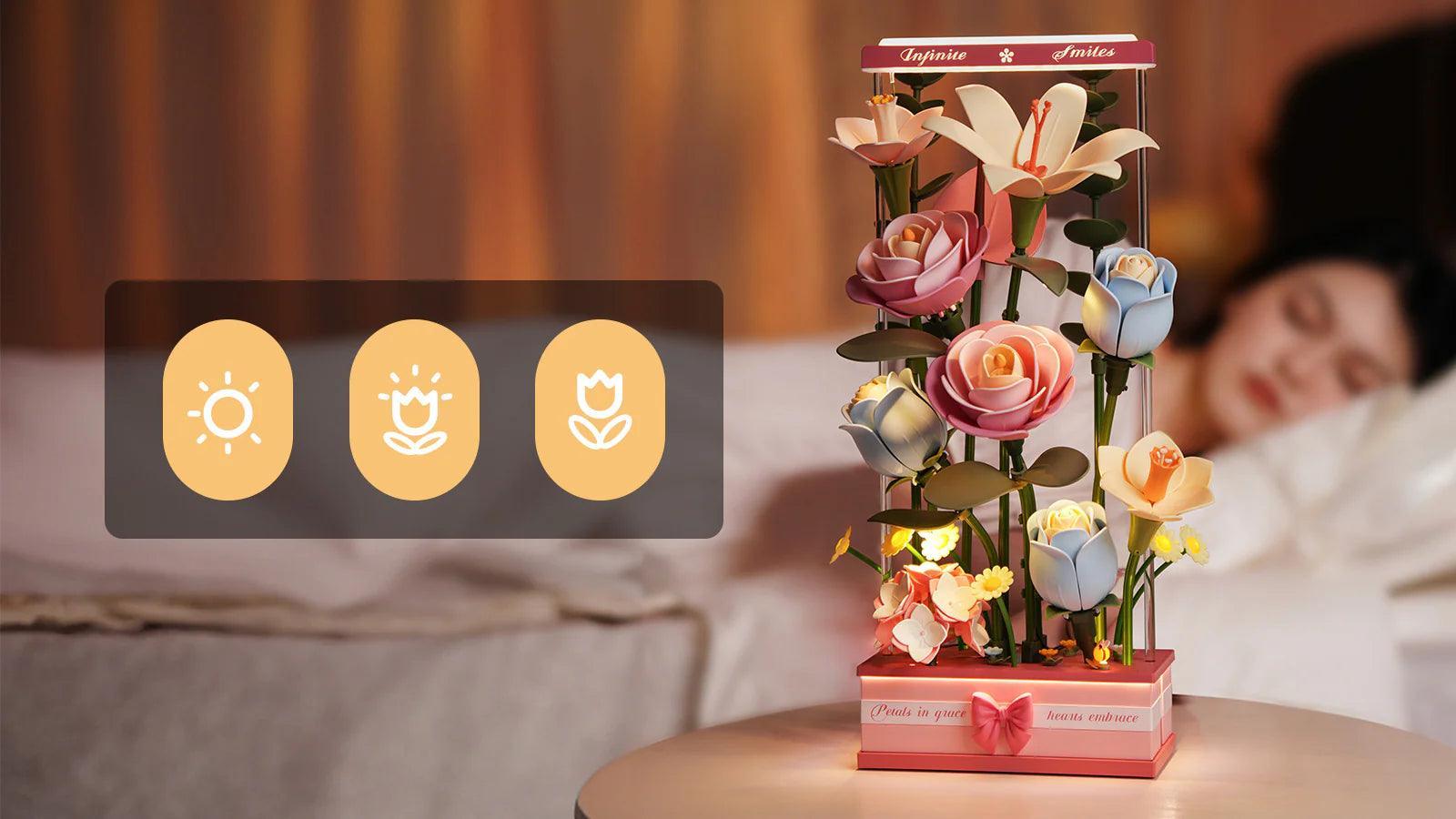 Puzzloria™ | Botanical Motion Theater - A Living Bouquet Puzzle - Puzzloria