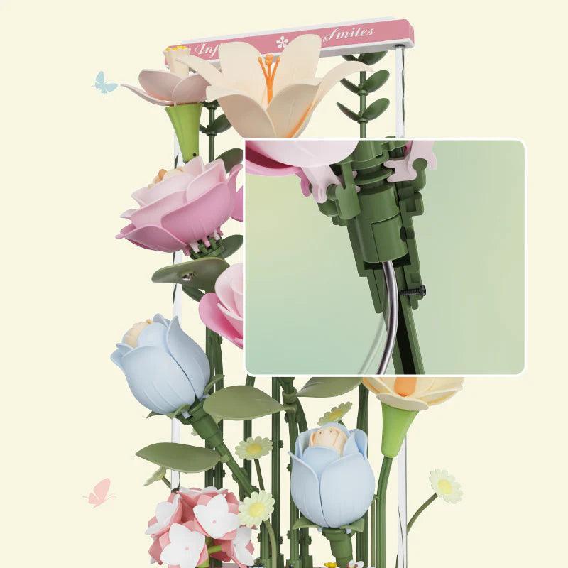 Puzzloria™ | Botanical Motion Theater - A Living Bouquet Puzzle - Puzzloria
