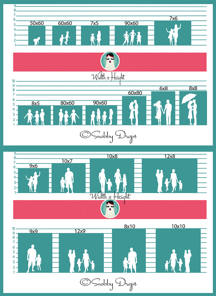 Snobby Drops Backdrop Size Guide