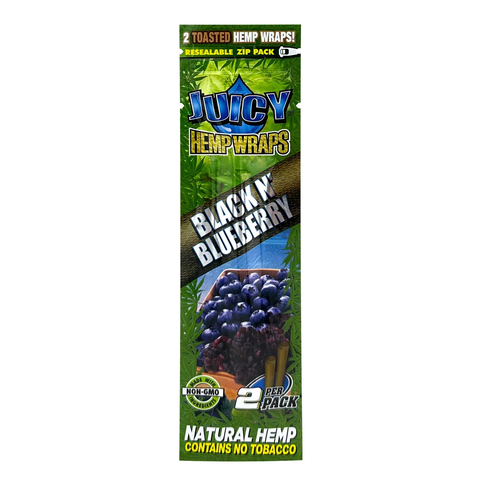 Juicy Jay’s Hemp Wraps - Black N’ Blueberry