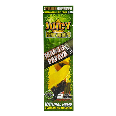 Juicy Hemp Wraps Mango Papaya Twist