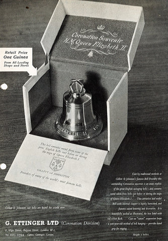 Coronation Bell advert from 1953