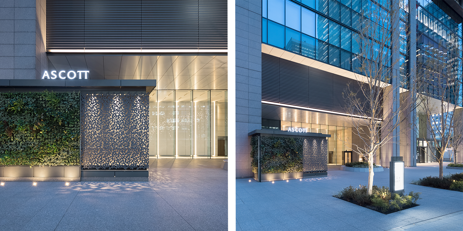 Street level entrance. Images by The Ascott Hotel.