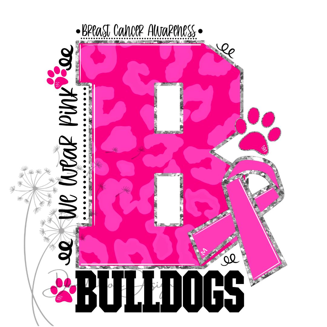 Bulldogs Breast Cancer Design