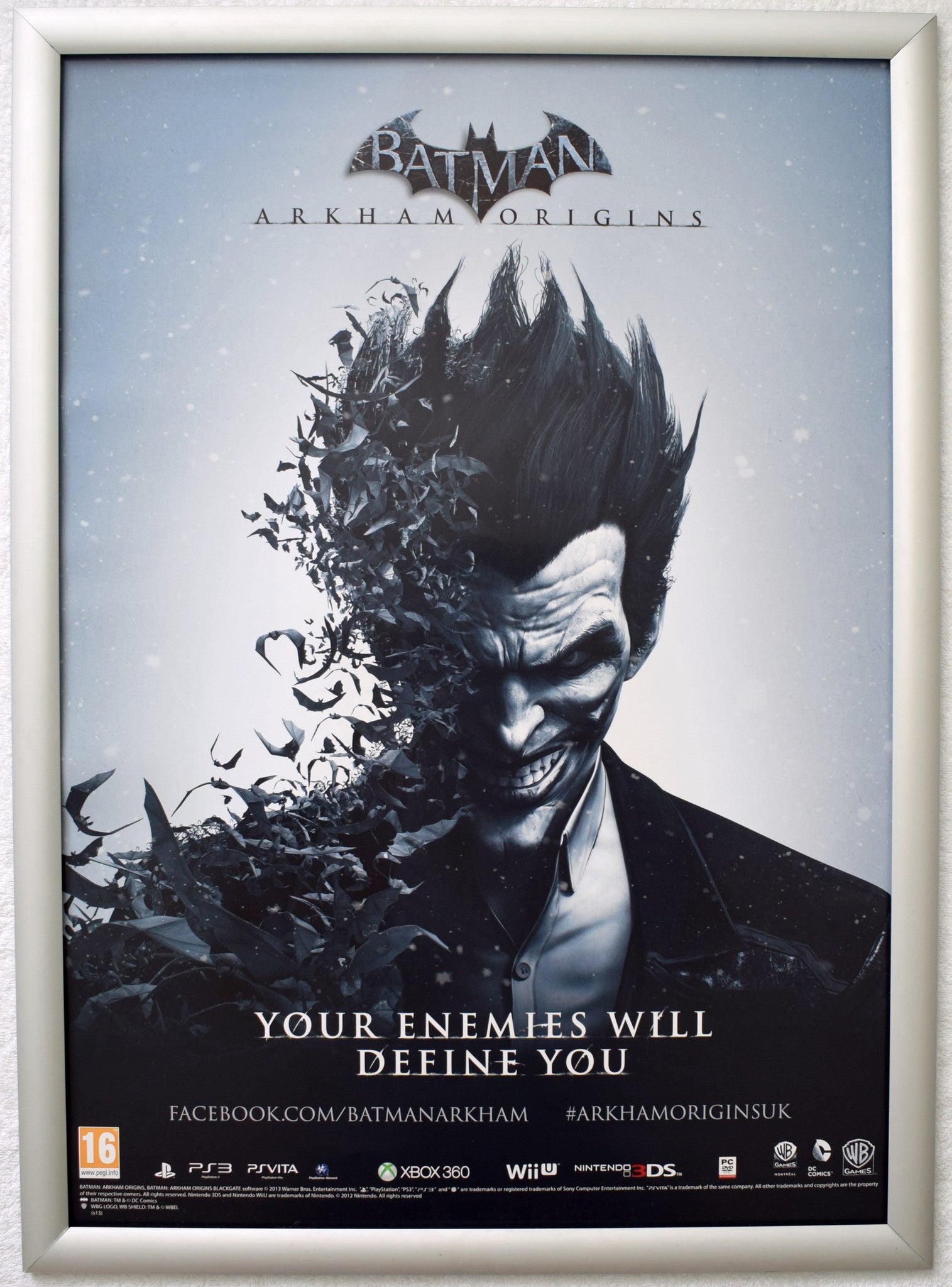 Batman Arkham Origins (A2) Promotional Poster #2 – The Poster Hut