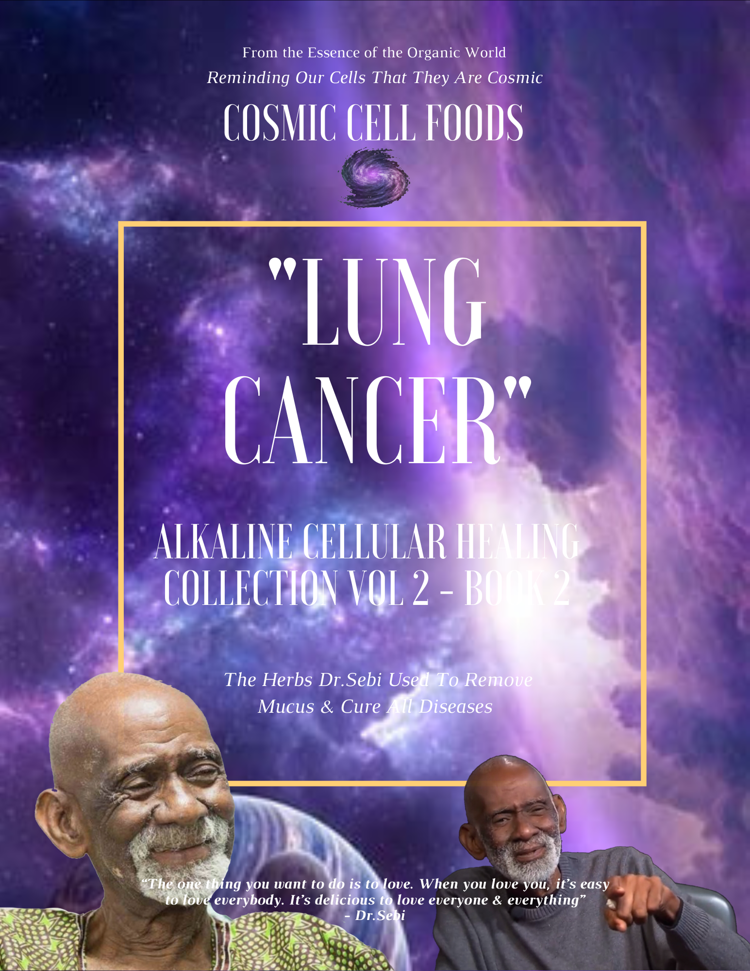 "LUNG CANCER" Alkaline Cellular Healing Collection Vol 2 - BOOK 2