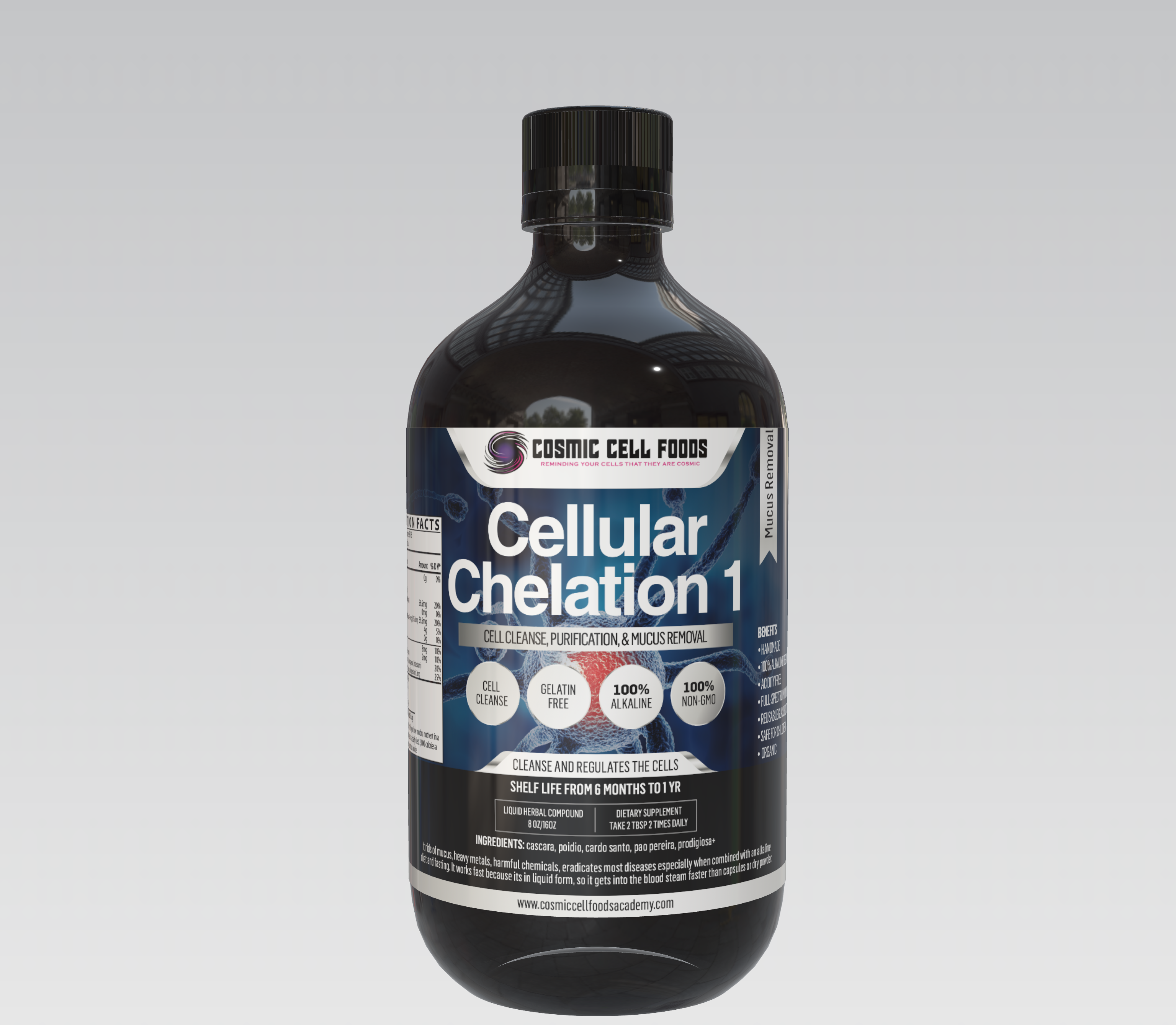[PRE BLACK FRIDAY SPECIAL] CELLULAR CHELATION 1 - CELLULAR DETOX & REPAIR | MUCUS & HEAVY METAL REMOVAL