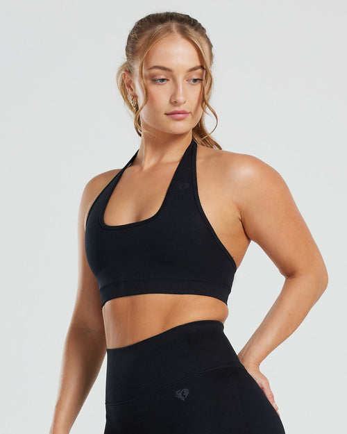 Women's - Compression Fit Sport Bras or Long Sleeves or Short Sleeves or  Sleeveless in Black or White or Blue or Red or Green or Brown