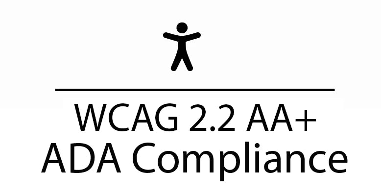 Badge d’accessibilité WCAG 2.2 AA + Conformité ADA