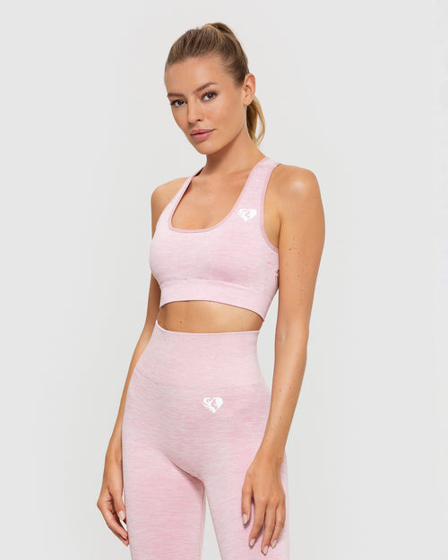 Topshop Womens Pink Cotton & Lycra Spandex Sports Bra Size 10P - $15 New  With Tags - From Heather