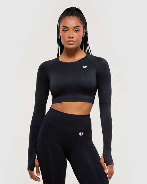 Womens Seamless Long Sleeve Sports Bra Seamless Gym Leggings For Running,  Fitness, And Workout High Waisted Push Up Workouts Pants 211014 From Dou05,  $11.14