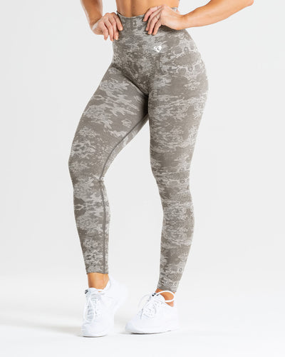 green camo workout leggings