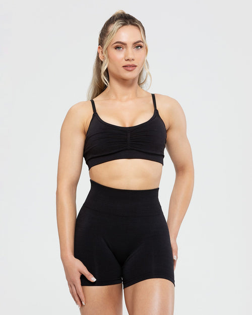 Define Scrunch Seamless Shorts - Black