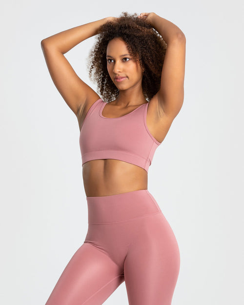 Lucy Power Max cross back tank top sports bra yoga workout pink floral S  women's - Conseil scolaire francophone de Terre-Neuve et Labrador
