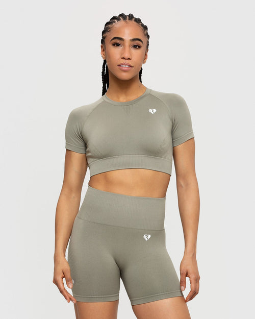 Power Seamless Leggings - Dark Taupe