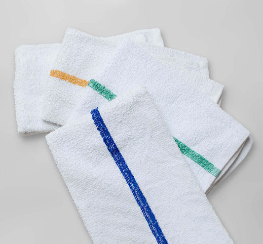 New White Cotton Terry Bar Mop Towel – All Rags