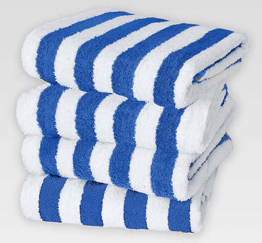 Oxford Tropical Stripe Pool Towels - 30x60 or 32x70