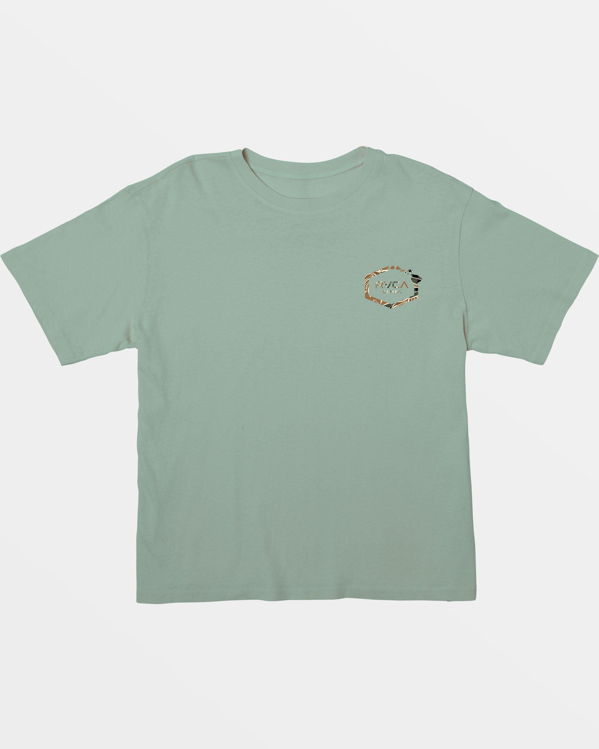 Hawaii Hex Cropped T-Shirt - Green Haze