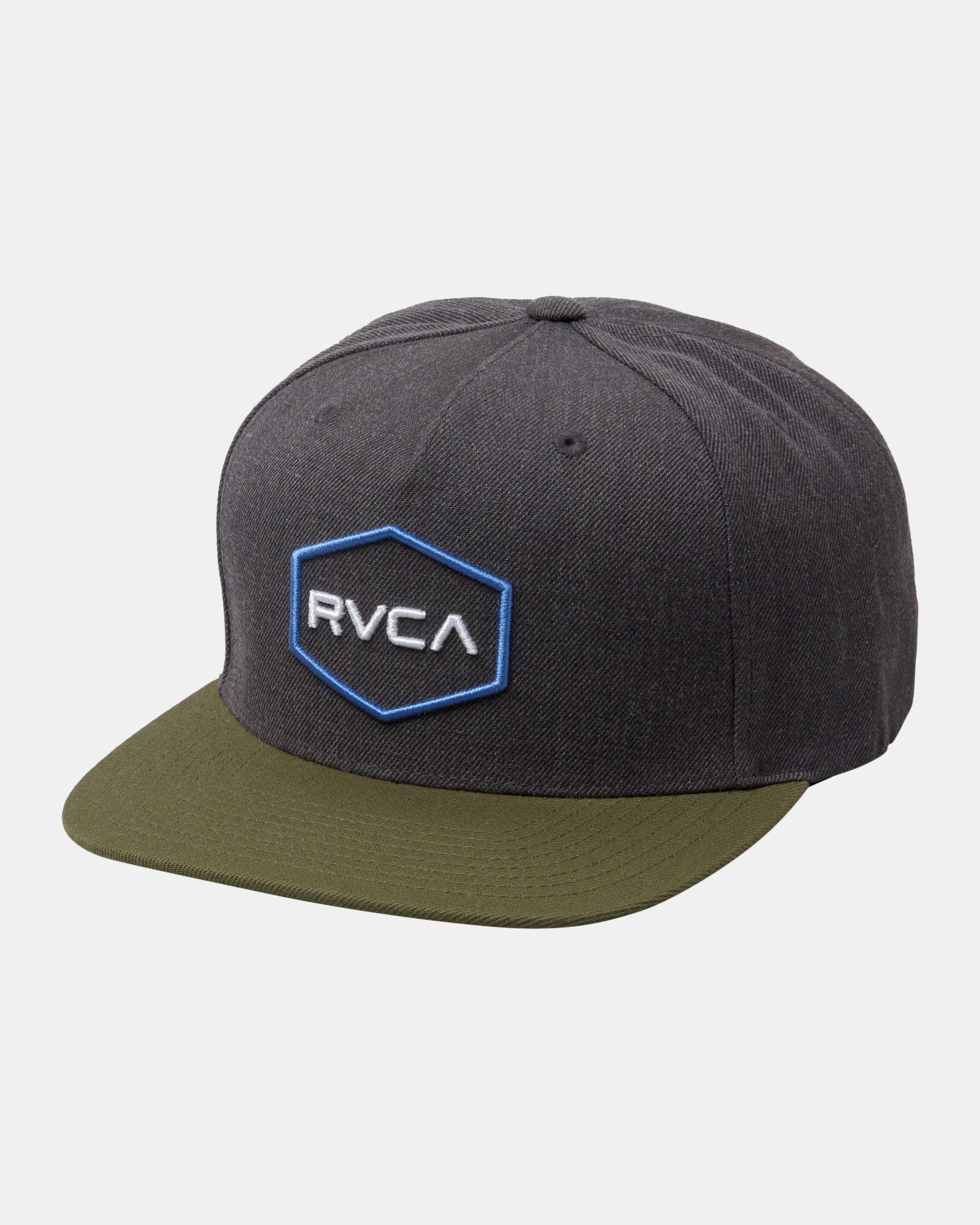 Commonwealth Snapback Hat - Charcoal/Olive