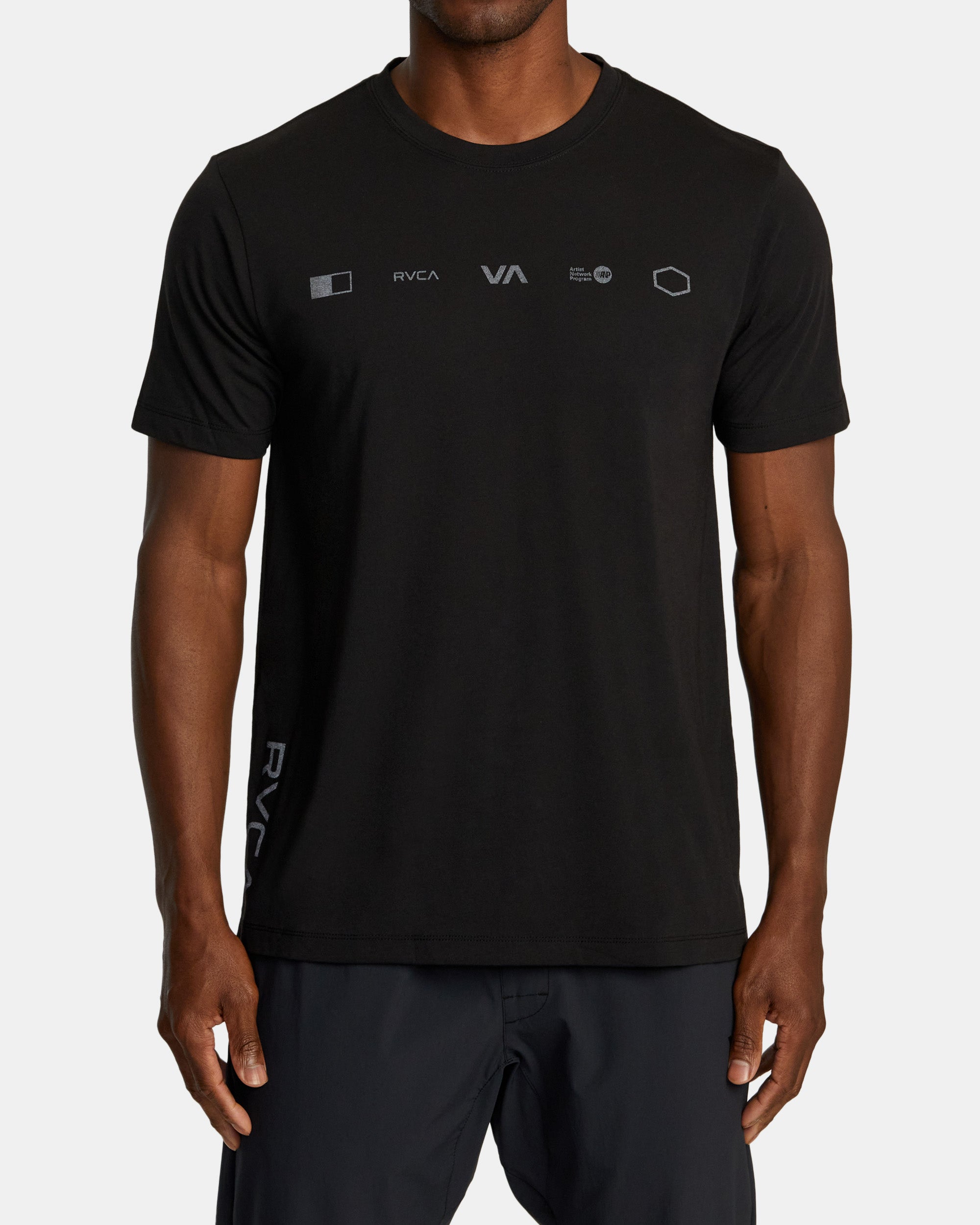 Brand Reflect Sport Tech T-Shirt - Black