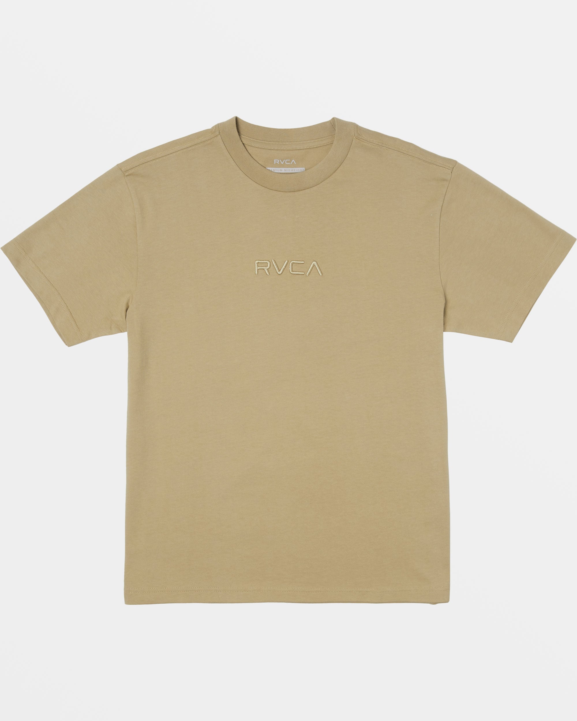 Small RVCA Embroidery T-Shirt - Khaki