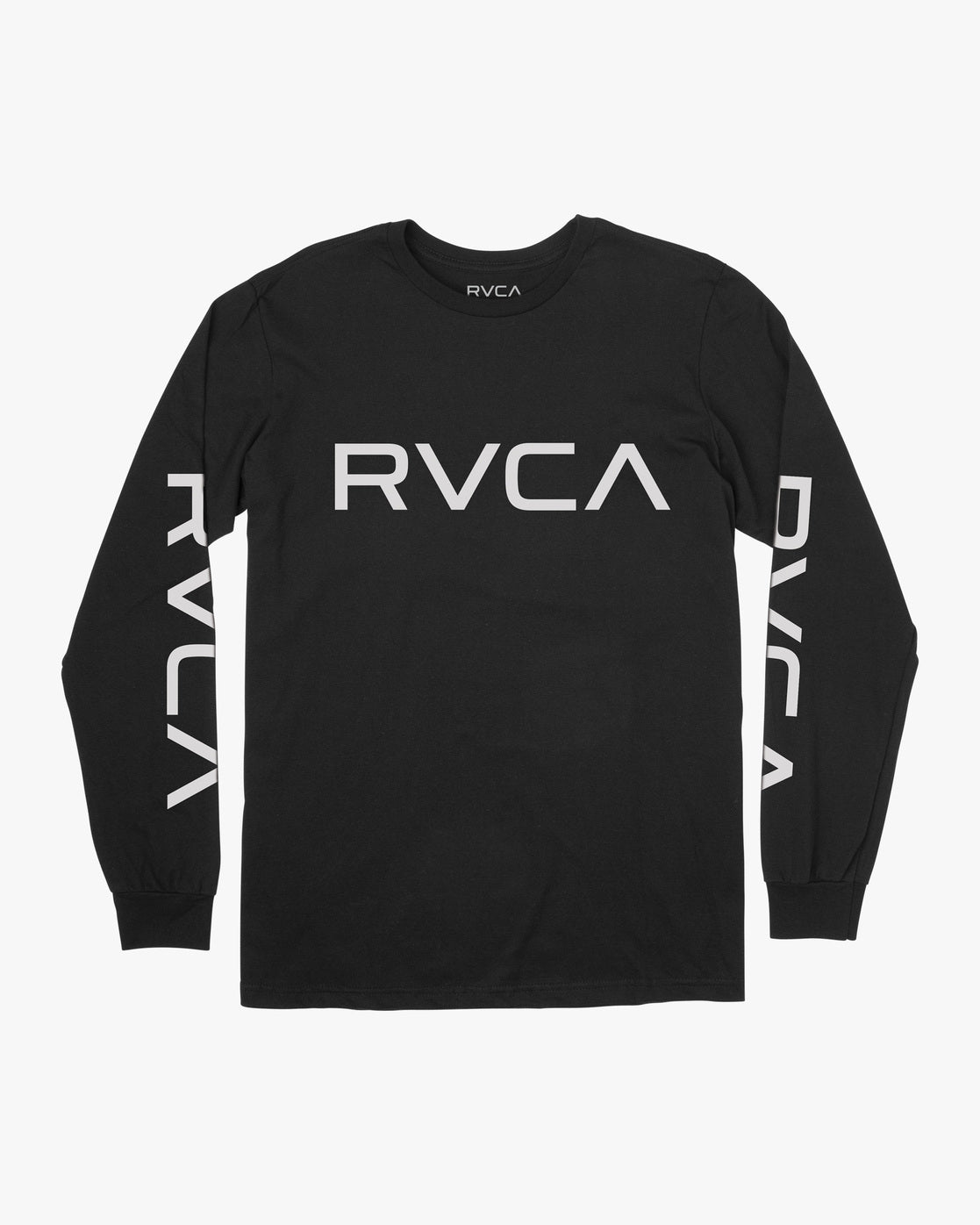 Boy'S Big Rvca Long Sleeve Tee - Black