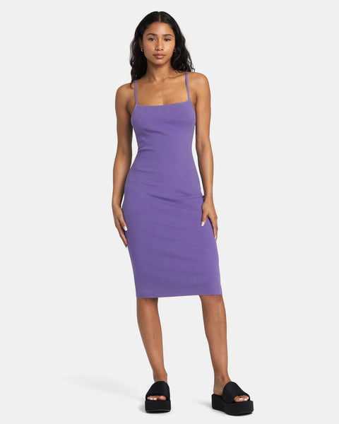 RVCA Womens Dress Maiden Midi