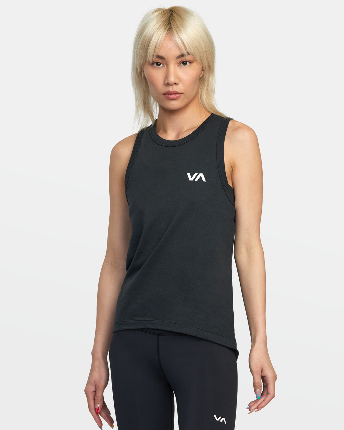 Va Muscle Workout Tank Top - Black 2