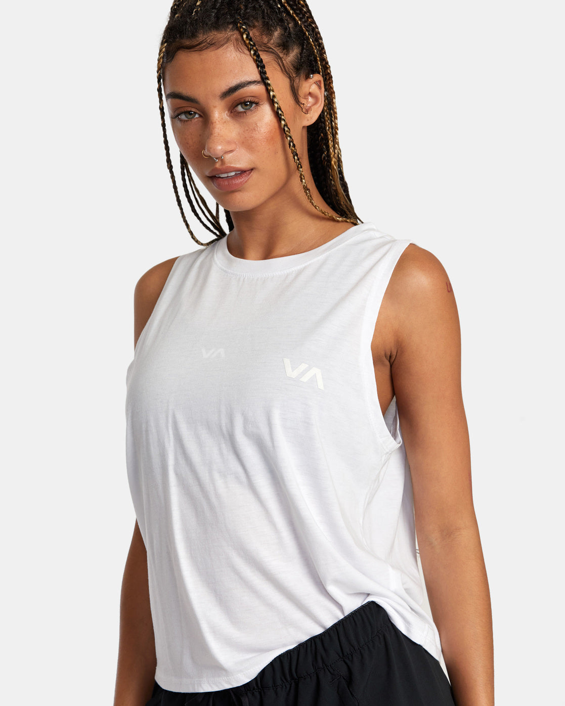 VA 2 Sports Tank Top - White