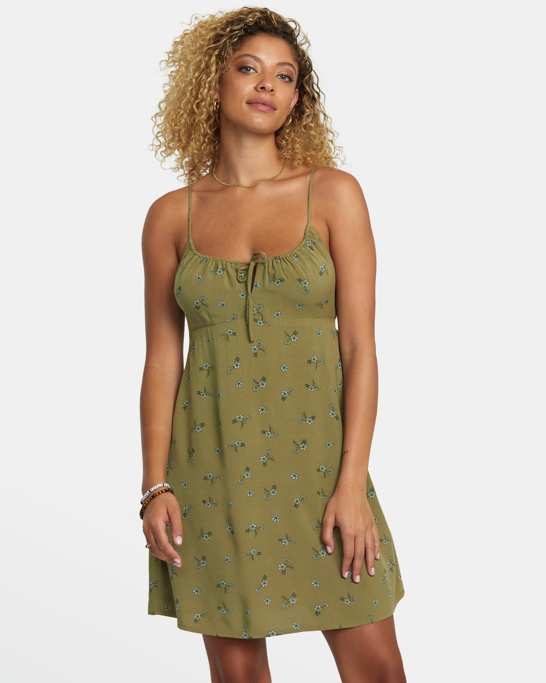 Hillside Mini Dress - Aloe