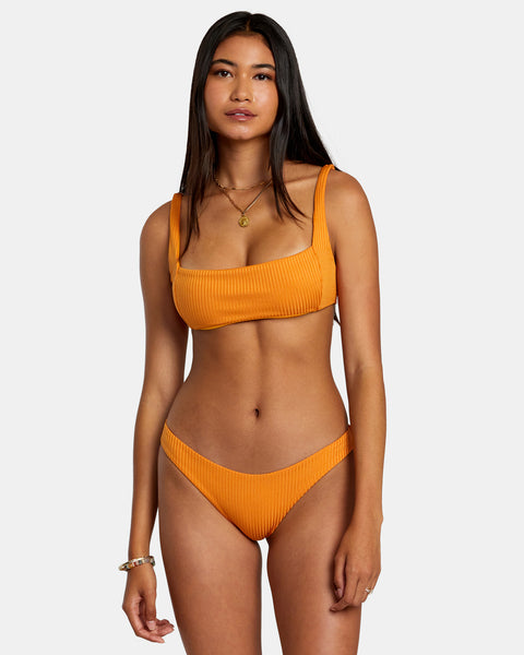 Waikiki V Bralette Bikini in Solid Rib Lime – Dixperfect