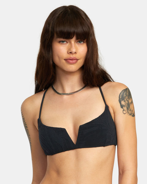 Dazed Crossback - Printed Crossback Bikini Top for Women