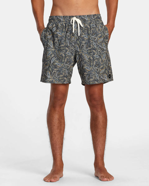 Atlas Elastic Waist Boardshorts 17 - Pirate Black – RVCA