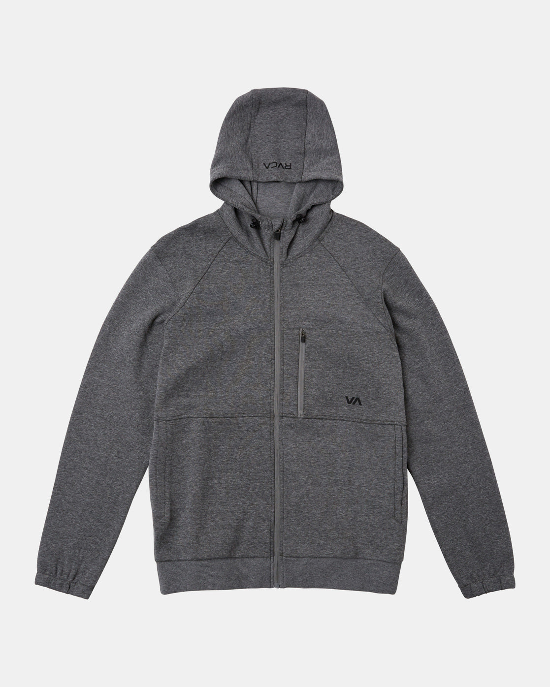 Tech Zip-Up Fleece Hoodie Ii - Heather Grey 2