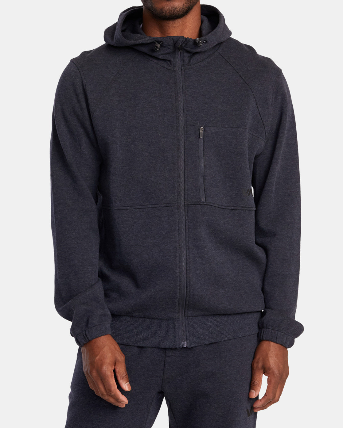 Tech Zip-Up Fleece Hoodie Ii - Navy Heather