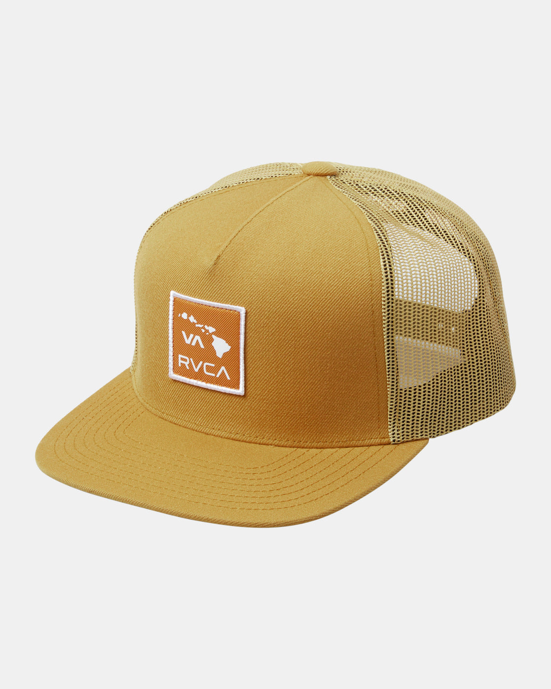 Islands Patch Trucker Hat - Camel