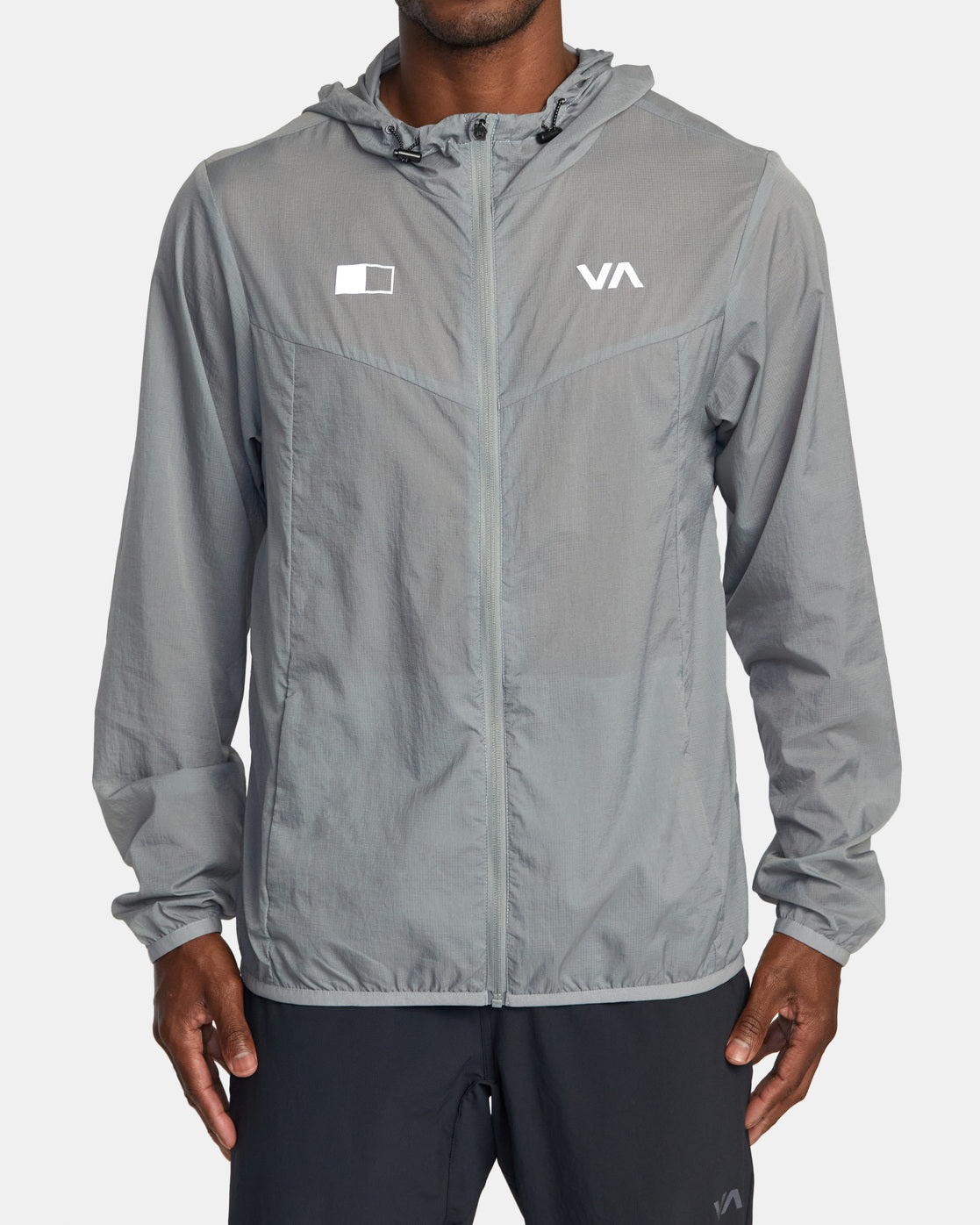 Rvca Runner Lightweight Training Jacket - Stone