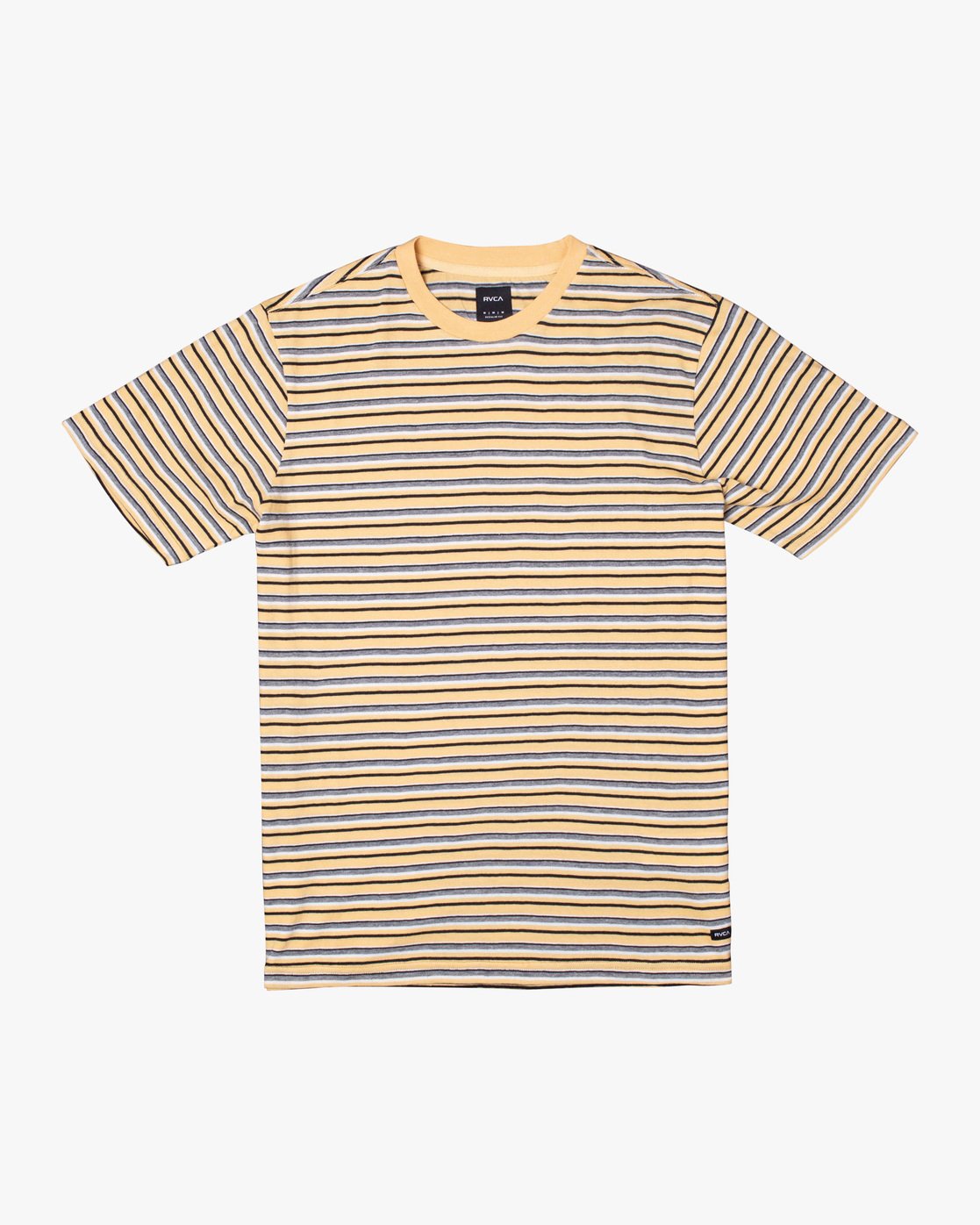 Ramshackle Micro Stripe Tee - Tangerine