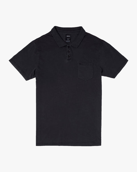 VA Sport Vent Technical Polo Shirt - Black –