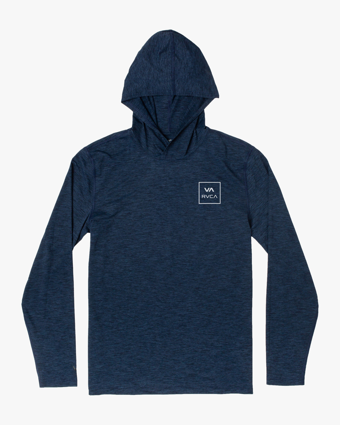 RVCA Long Sleeve Rashguard Hoodie - Navy Heather