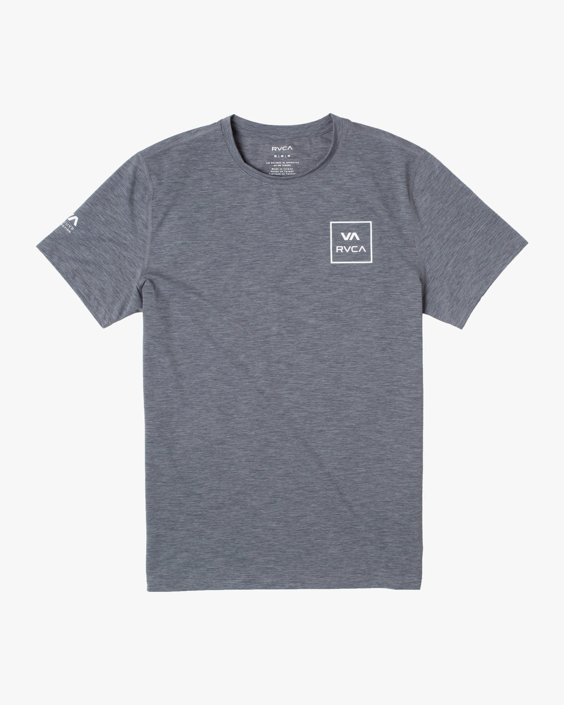 RVCA Short Sleeve Rashguard - Heather Grey