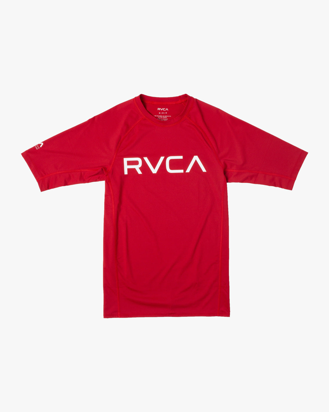 Rvca Short Sleeve Rashguard - Red