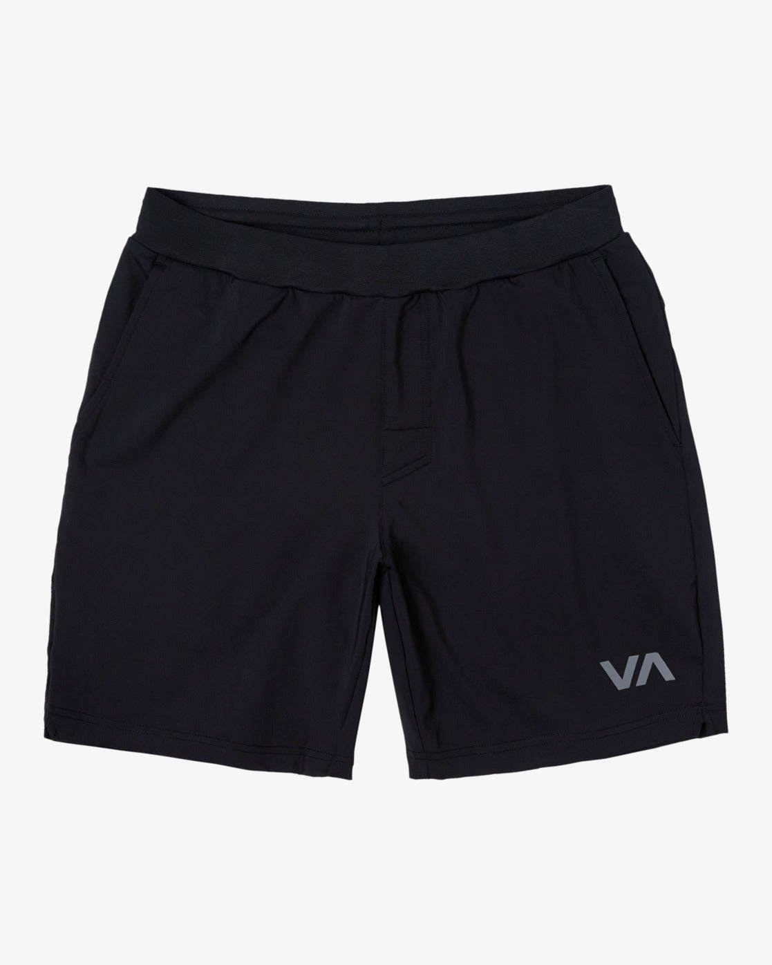 Va Sport Trainer Elastic Waist Shorts - Black