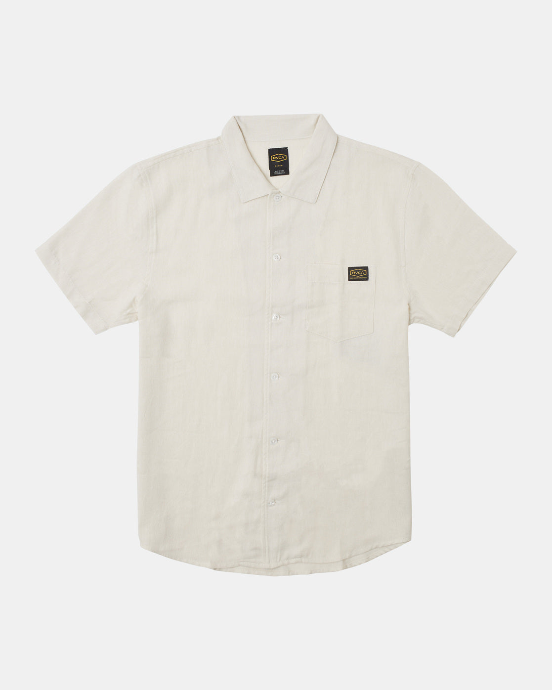 Recession Collection Day Shift Short Sleeve Shirt - Silver Bleach