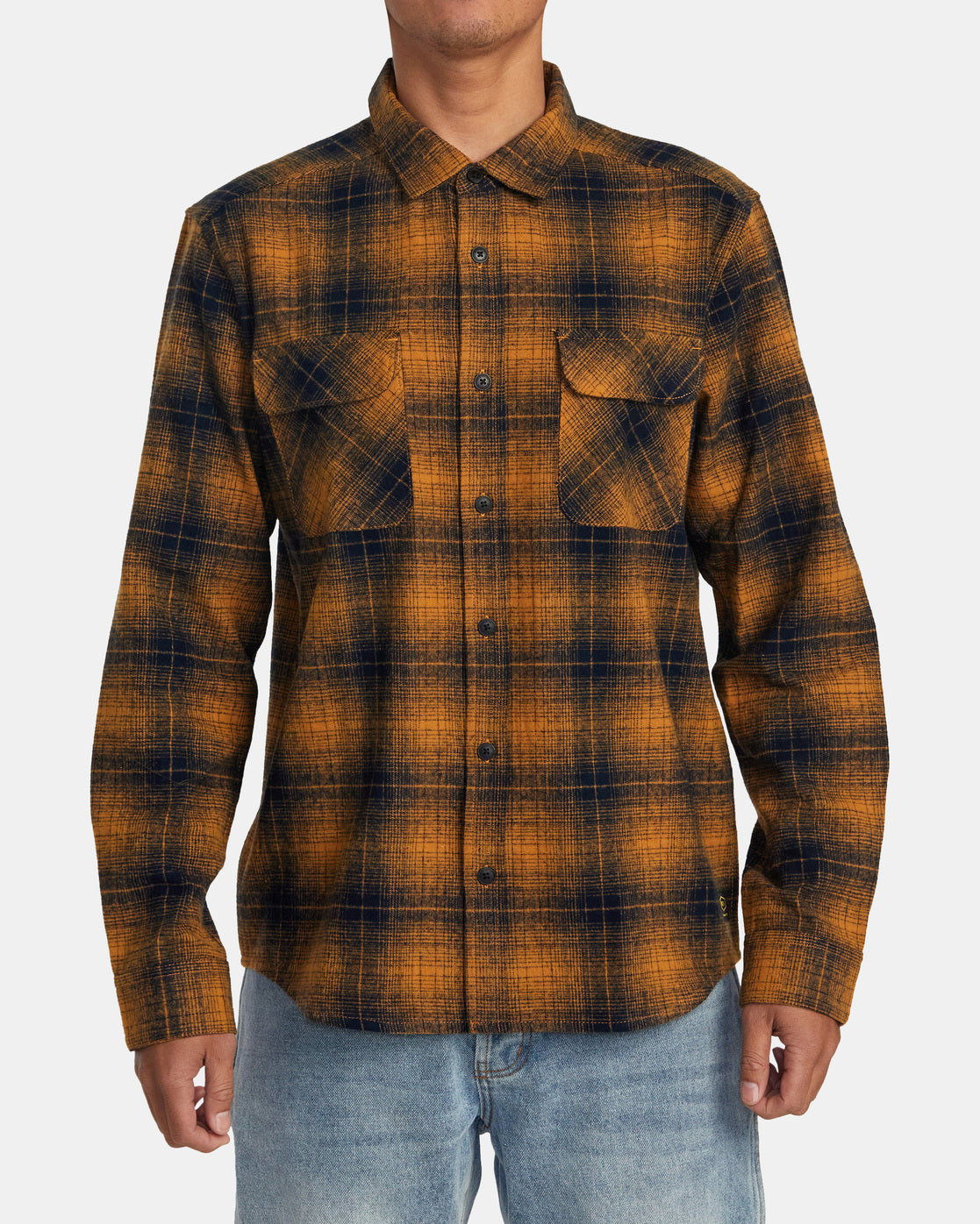 Dayshift Flannel Long Sleeve Shirt - Khaki – RVCA