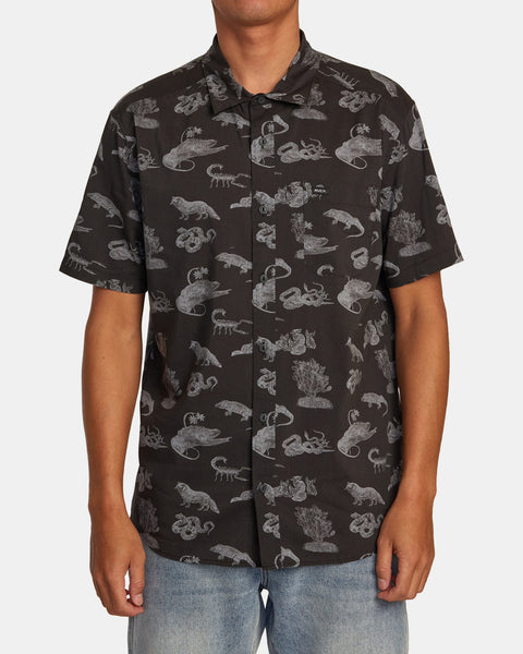 Hi Speed Floral Short Sleeve Shirt - Black – RVCA