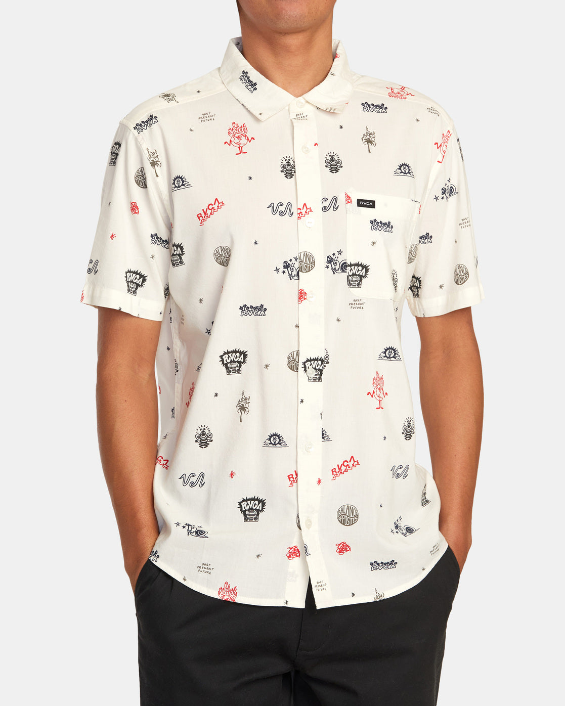 Arrivals Short Sleeve Shirt - Black – RVCA.com