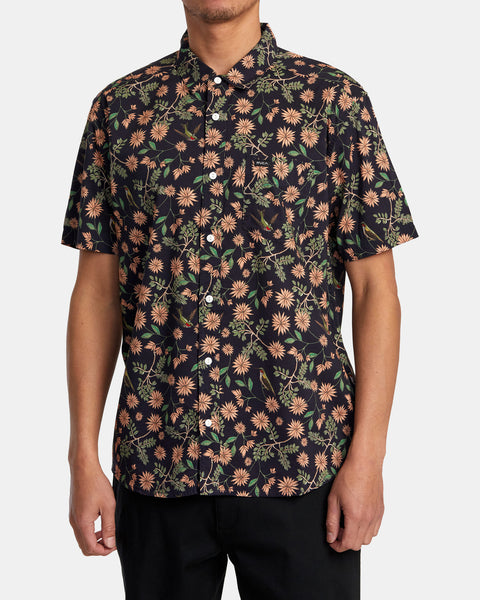 Ike Button-Up Shirt by rofeeak - Men's Short Sleeve Shirts - Afrikrea